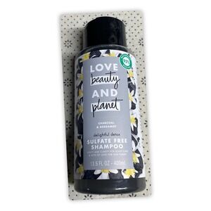 Love Beauty And Planet Charcoal & Bergamot Sulfate Free Shampoo, 13.5 Fl. OZ.